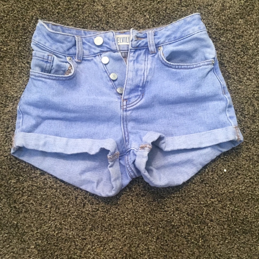 SOLD - Brandy Melville denim high waisted shorts